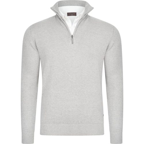 Cappuccino Italia Mock zip pullover