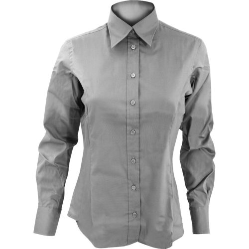 Kustom Kit Dames corporate long sleeve oxford shirt