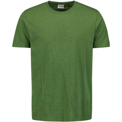 No Excess T-shirt korte mouw ronde hals melange green