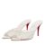 Christian Louboutin Slippers & Mules – Apostropha Mule Mesh Strass in poeder roze