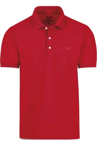 TRIGEMA Comfort Fit Polo shirt Korte mouw rood