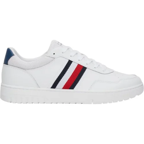 Tommy Hilfiger Basketbal sneaker met signature-tape