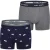 Happy Shorts Heren boxershorts kerst print 2-pack santa