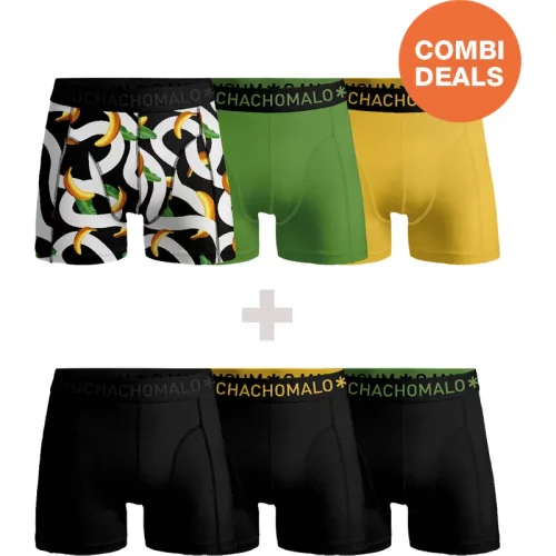 Muchachomalo Heren 3+3-pack boxershorts