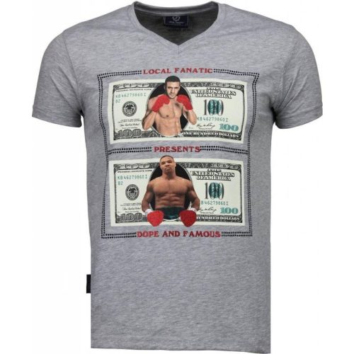 Local Fanatic Golden boy vs iron mike t-shirt