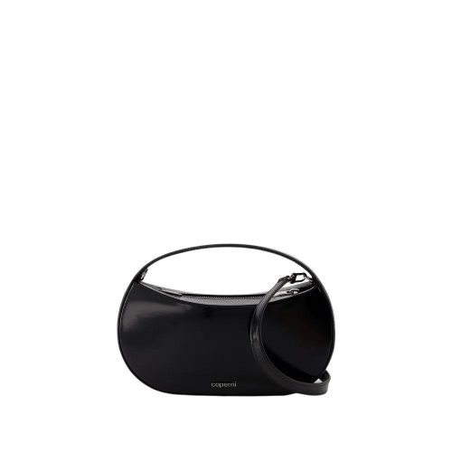 Coperni Crossbody bags – Small Sound Swipe Bag – Leather – Black in zwart