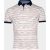 Baileys Polo korte mouw poloshirt space dye stripe 415203/31