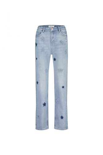 Fabienne Chapot Lola Straight Jeans Clt-jns-11-aw24-3 Straight Leg 3021 Vintage Light Blue