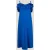 Jansen Amsterdam Fiore v535 jersey solid spaghetti dress ruffle blue