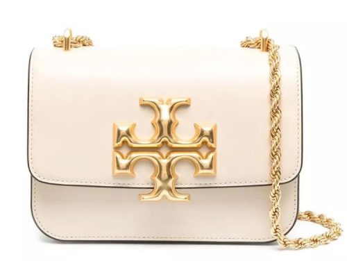 Tory Burch Shoppers – Eleanor Small Leather Shoulder Bag in beige