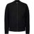 No Excess Cardigan bomber with wool black