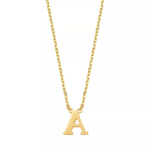 Isabel Bernard Kettingen – Le Marais Chloé 14 Karat Initial Necklace Letter A in gold