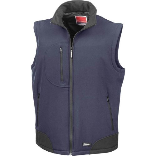 Result Heren softshell bodywarmer ademend weerbestendig jasje