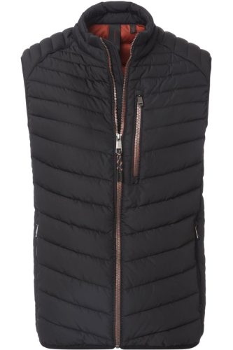 Casa Moda Modern Fit Outdoor vest zwart, Effen