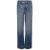 Only Kogjuicy front pocket wide leg dnm blue denim