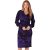 Jansen Amsterdam Vbf501 jersey print dress jet w23 000975 black/purple