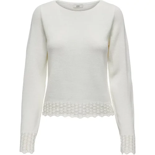 Jacqueline de Yong Grace l/s boatneck struc pullover knt