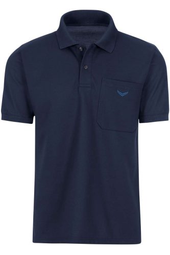 TRIGEMA Comfort Fit Polo shirt Korte mouw Marine