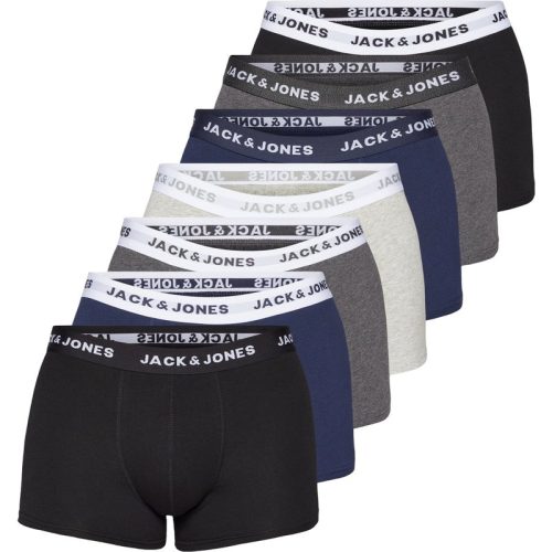 Jack & Jones Heren boxershorts effen trunks jacbasic 7-pack