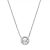 Michael Kors Kettingen – Michael Kors Sterling Silver Logo Pendant Necklace in silver