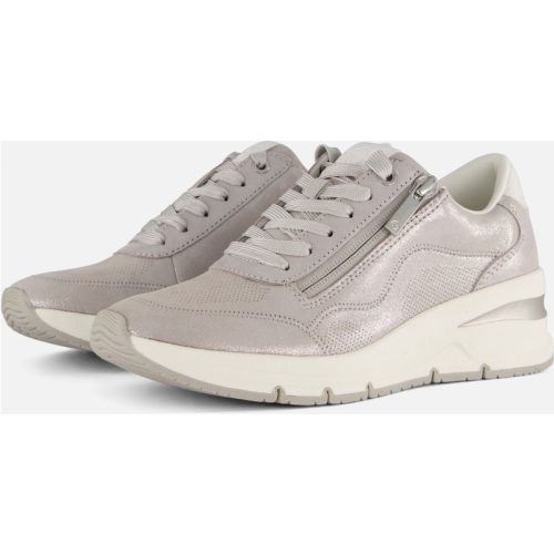 Tamaris Tamaris Sneakers zilver Leer