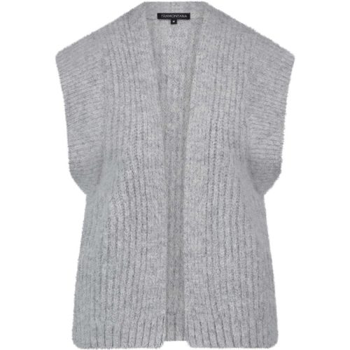 Tramontana Gilet light grey melange