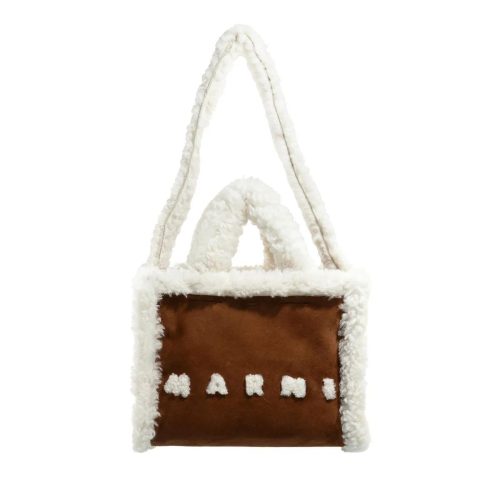 Marni Shoppers – Basket Small in bruin