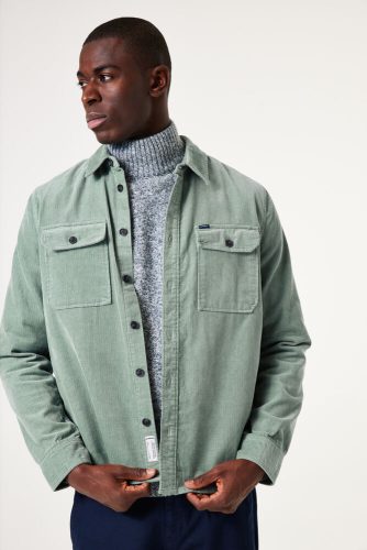 Groen corduroy overshirt