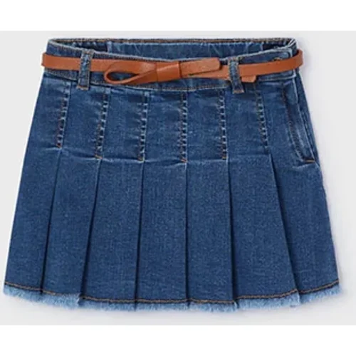 Mayoral Meisjes jeans rok met riem medium