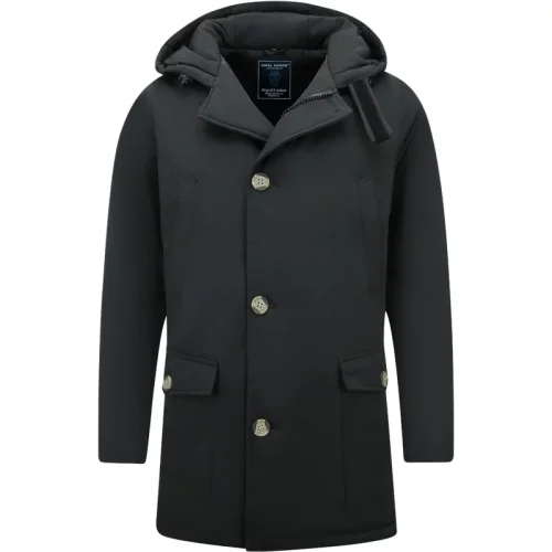 Enos Lange parka met capuchon