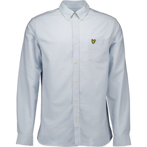 Lyle and Scott Stripe oxford shirt lange mouw overhemden