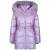 Le Chic Meisjes winterjas met capuchon en fur kraag bodette sweet plums