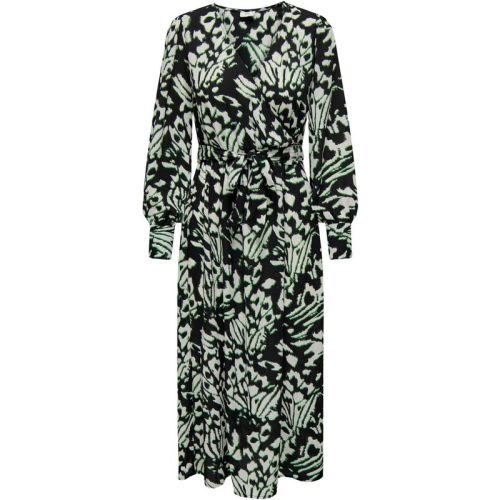 Jacqueline de Yong Jdylesley ls midi wrap dress wvn dessin