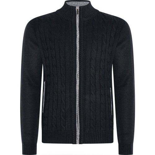 Cappuccino Italia Cable cardigan navy