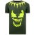 Local Fanatic T-shirts met print venom face neon