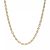 Pandora Kettingen – Figure of 8 chain link 14k gold-plated necklace in gold