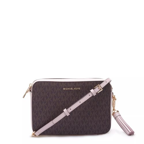 Michael Kors Crossbody bags – Michael Kors Jet Set damen Umhängetasche Braun 32F in bruin