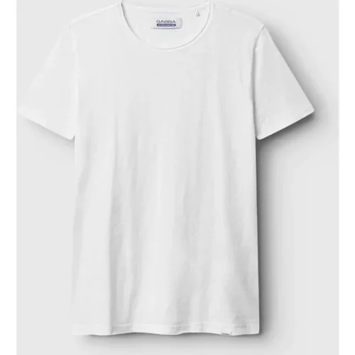 Gabba Konrad straight slub tee 003 white po10488