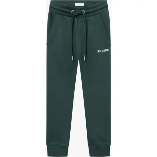 Les Deux Jongens joggingbroek dexter pine green