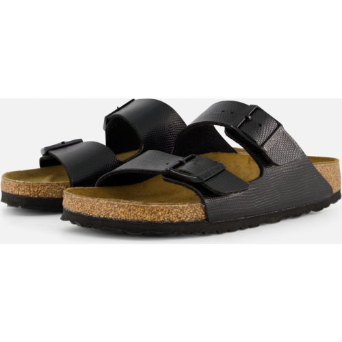 Birkenstock Birkenstock Arizona Lizard Slippers zwart