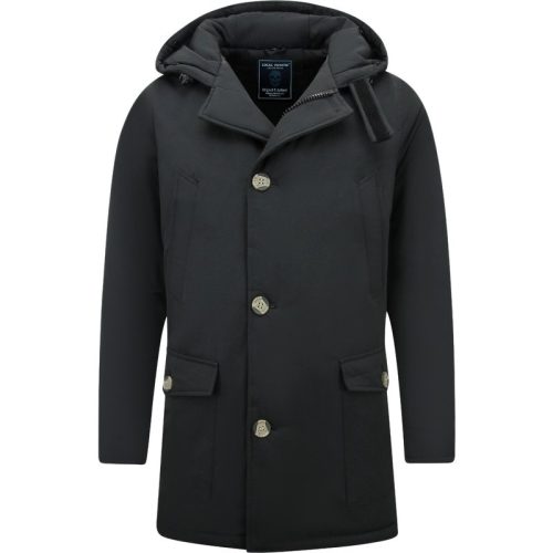 Enos Lange parka met capuchon