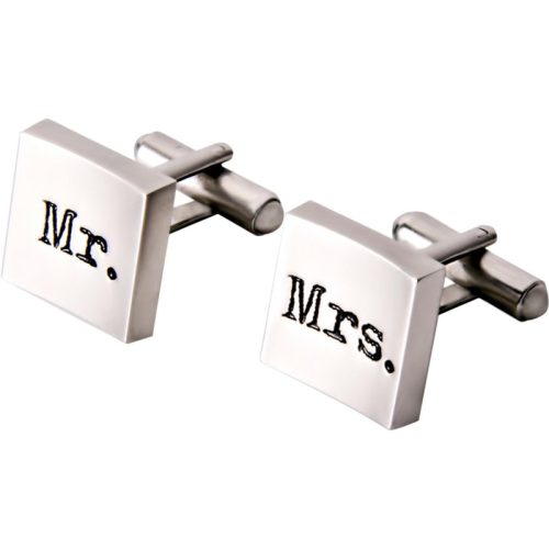 Profuomo Manchetknoop Grijs CUFFLINK MR MRS PP2MA0003A/D