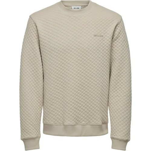 Only & Sons Onsadler reg quilt crew neck sweat kit