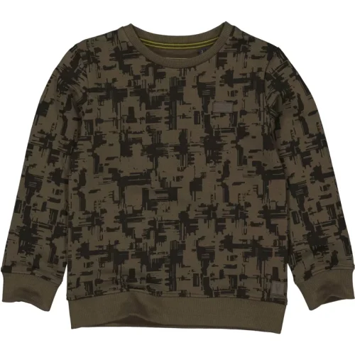 Levv Jongens sweater bob aop greyish grunge