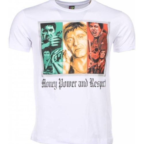 Local Fanatic T-shirt scarface money power respect print