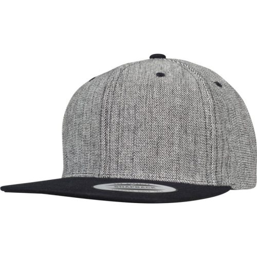 Flexfit Effen gemêleerde baseball cap