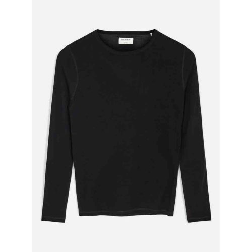 Gabba Portland knit black merino wool po10023