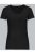 TRIGEMA Slim Fit Dames T-shirt zwart, Effen