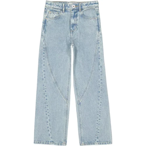 Vingino Meiden jeans cato wide leg light indigo