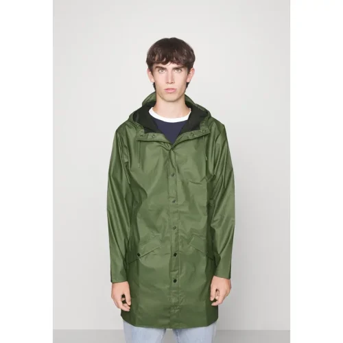 Rains 12020 long jacket evergreen